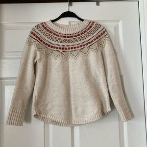 LOFT Fair Isle sweater SP